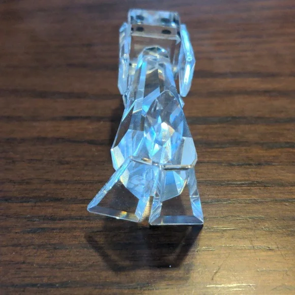 Swavorski Silver Crystal Vintage Standing Pluto Dog Figurine 7635, Discontinued - Picture 6 of 11